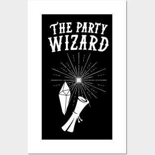 Wizard Dungeons and Dragons Team Party Posters and Art